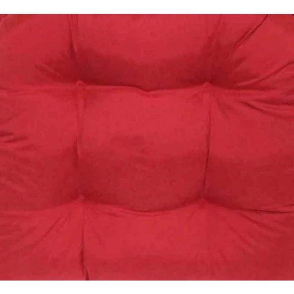 Set of 2 Thick Reversible Cushion Chair Pads w/ties(15x15